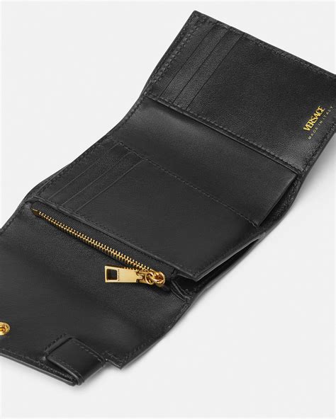 Medusa '95 Trifold Wallet Black,Gold 